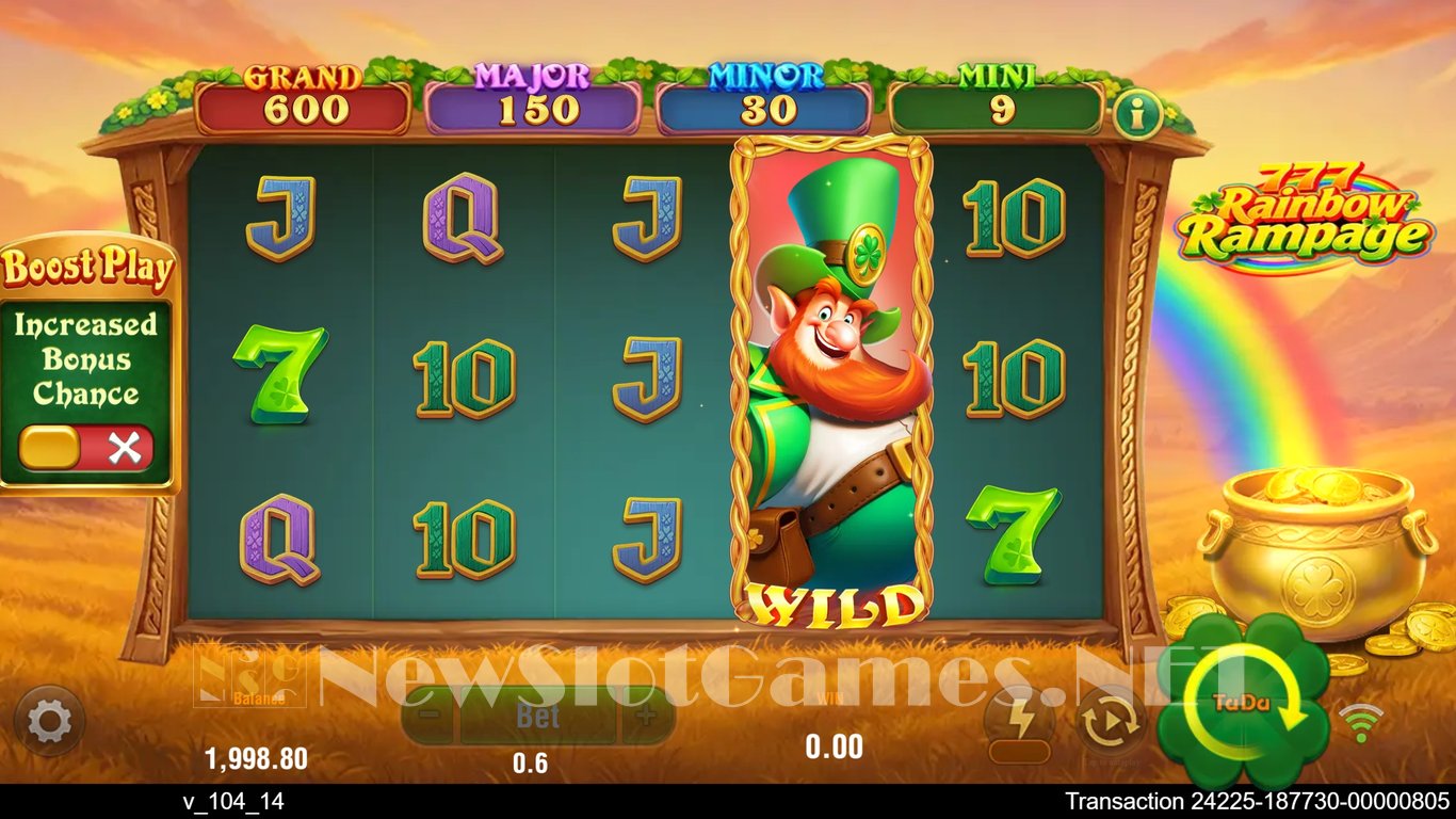 777 Rainbow Rampage Slot Slot Image in Demo - pic. 2