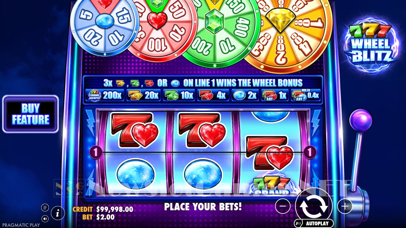 777 Wheel Blitz Slot Demo Image