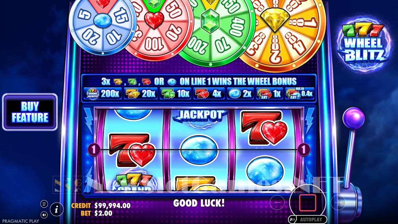 777 Wheel Blitz Slot Slot Image in Demo - pic. 3