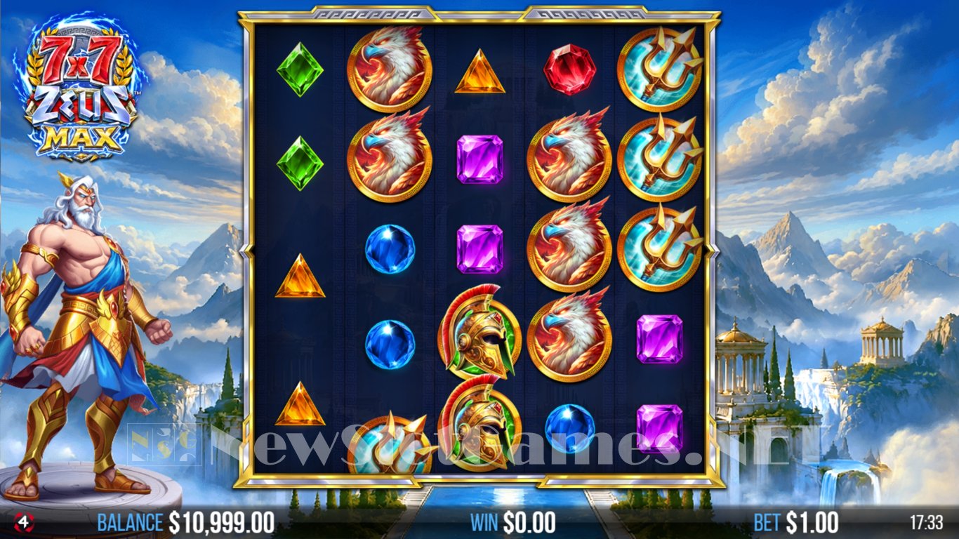 7x7 Zeus Max Slot Demo Image
