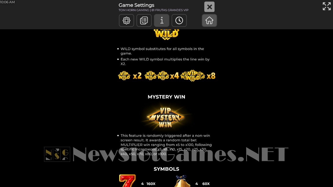 81 Frutas Grandes VIP Slot Slot Image in Demo - pic. 5