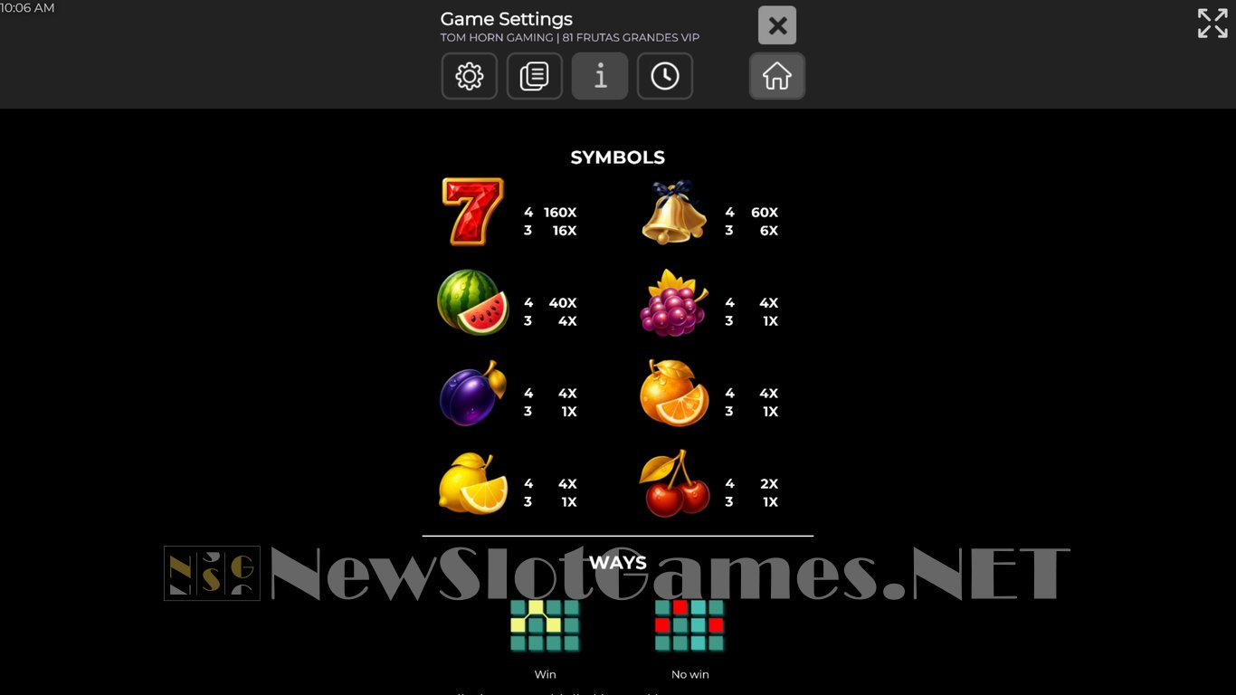 81 Frutas Grandes VIP Slot Slot Image in Demo - pic. 6