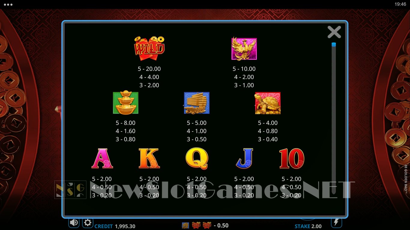 88 Golden Bao Slot Slot Image in Demo - pic. 5