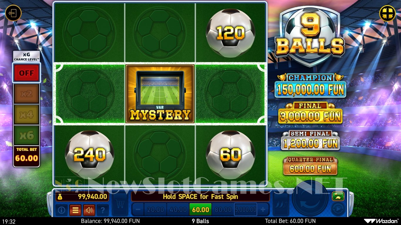 9 Balls Slot Demo Image
