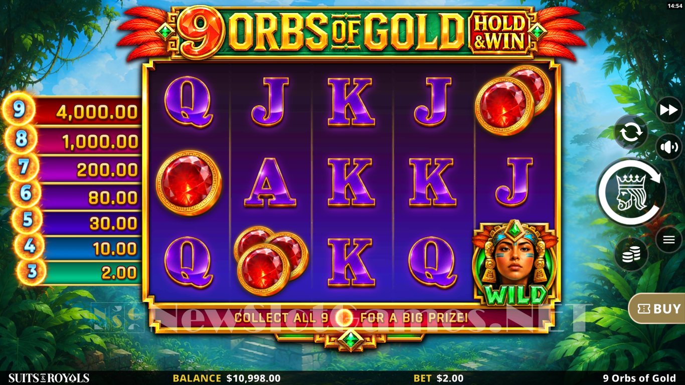 9 Orbs of Gold Slot Demo Image