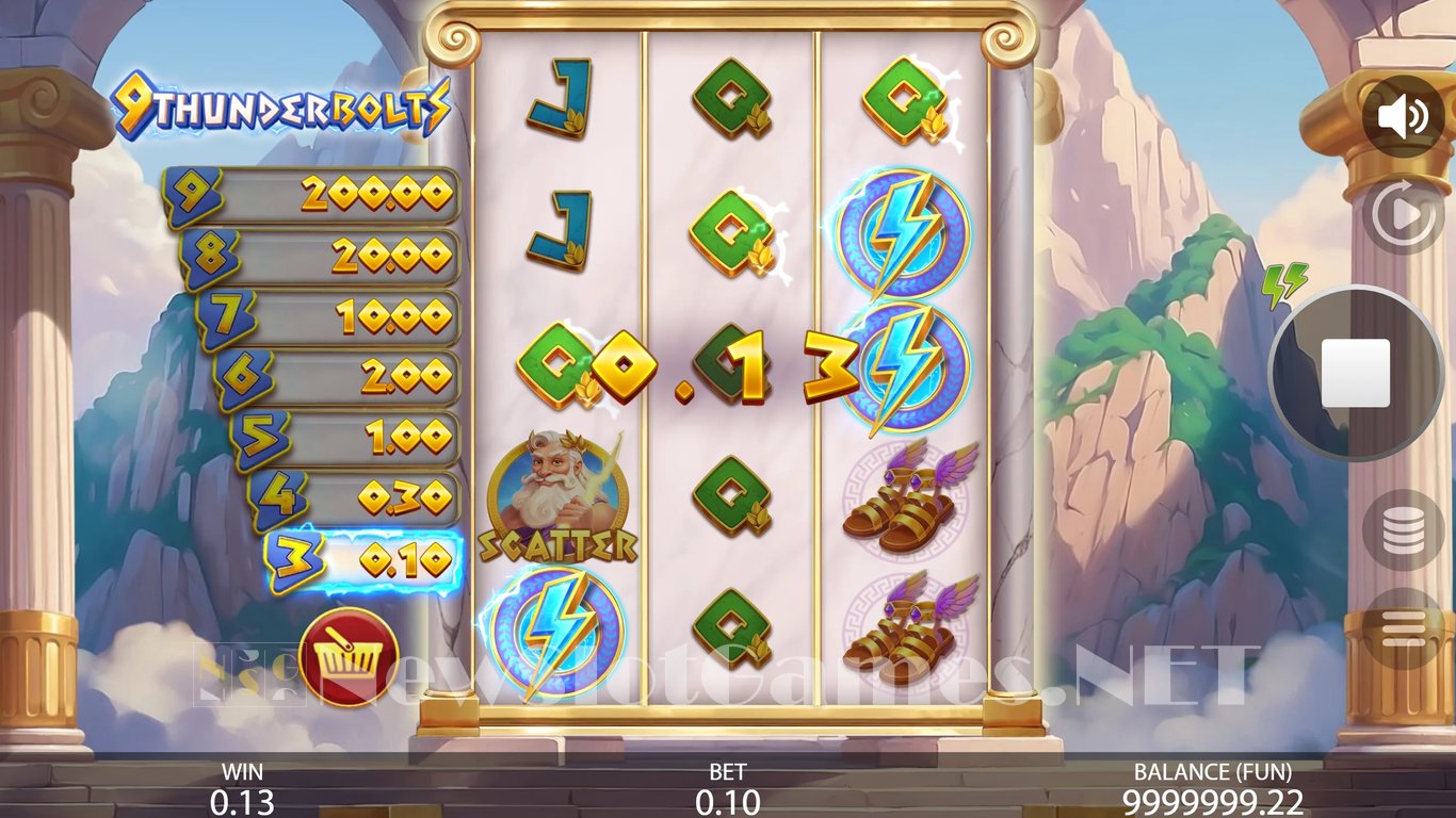 9 Thunderbolts Slot Slot Image in Demo - pic. 2