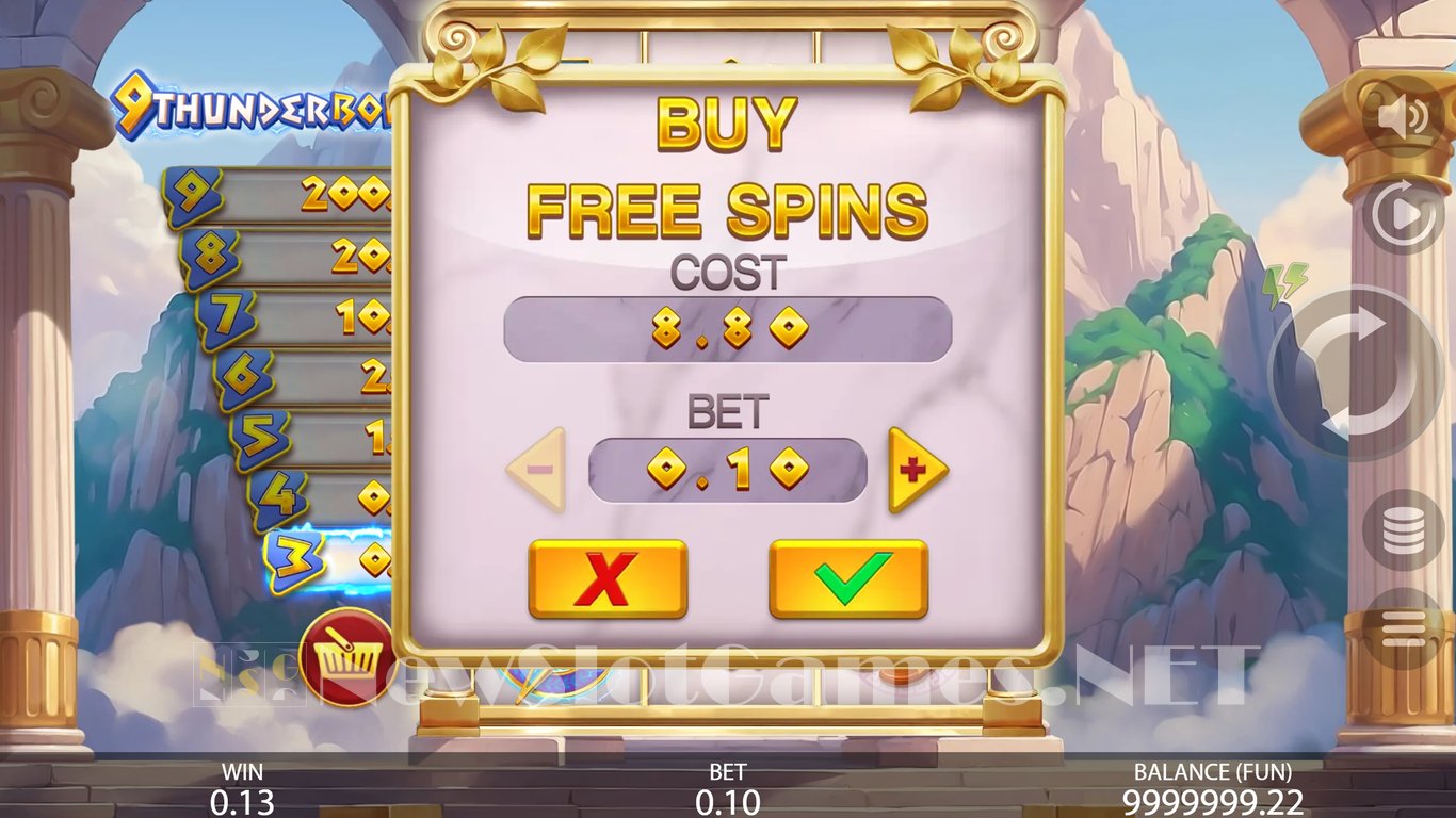 9 Thunderbolts Slot Slot Image in Demo - pic. 3
