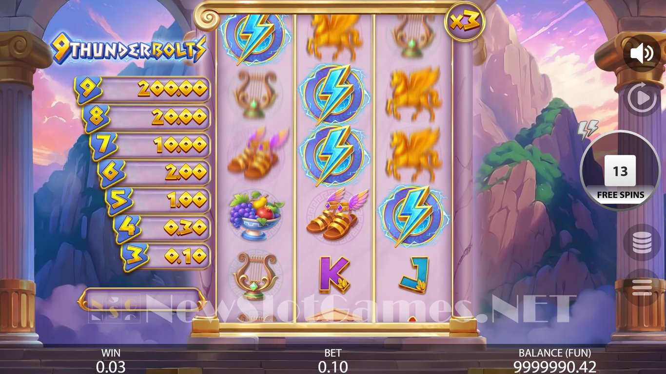 9 Thunderbolts Slot Slot Image in Demo - pic. 5