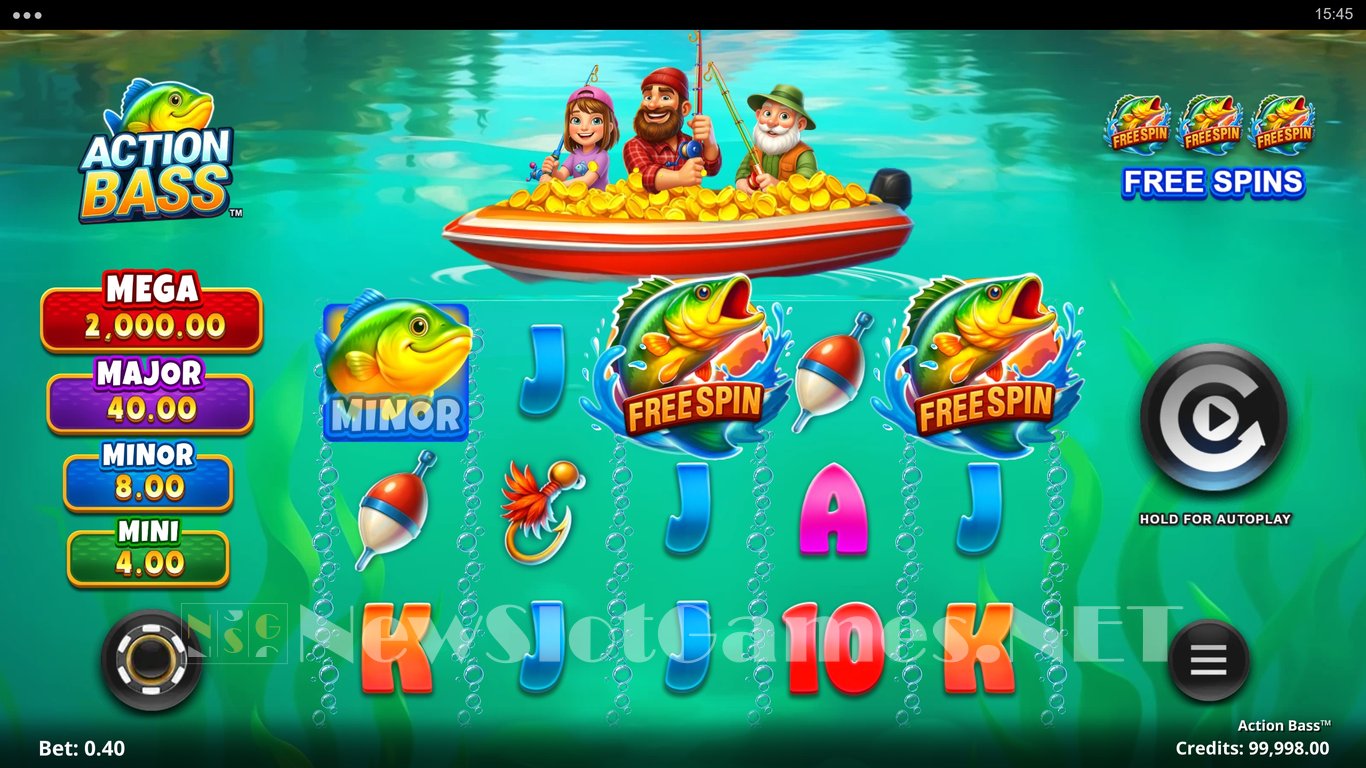 Action Bass Slot Slot Image in Demo - pic. 2