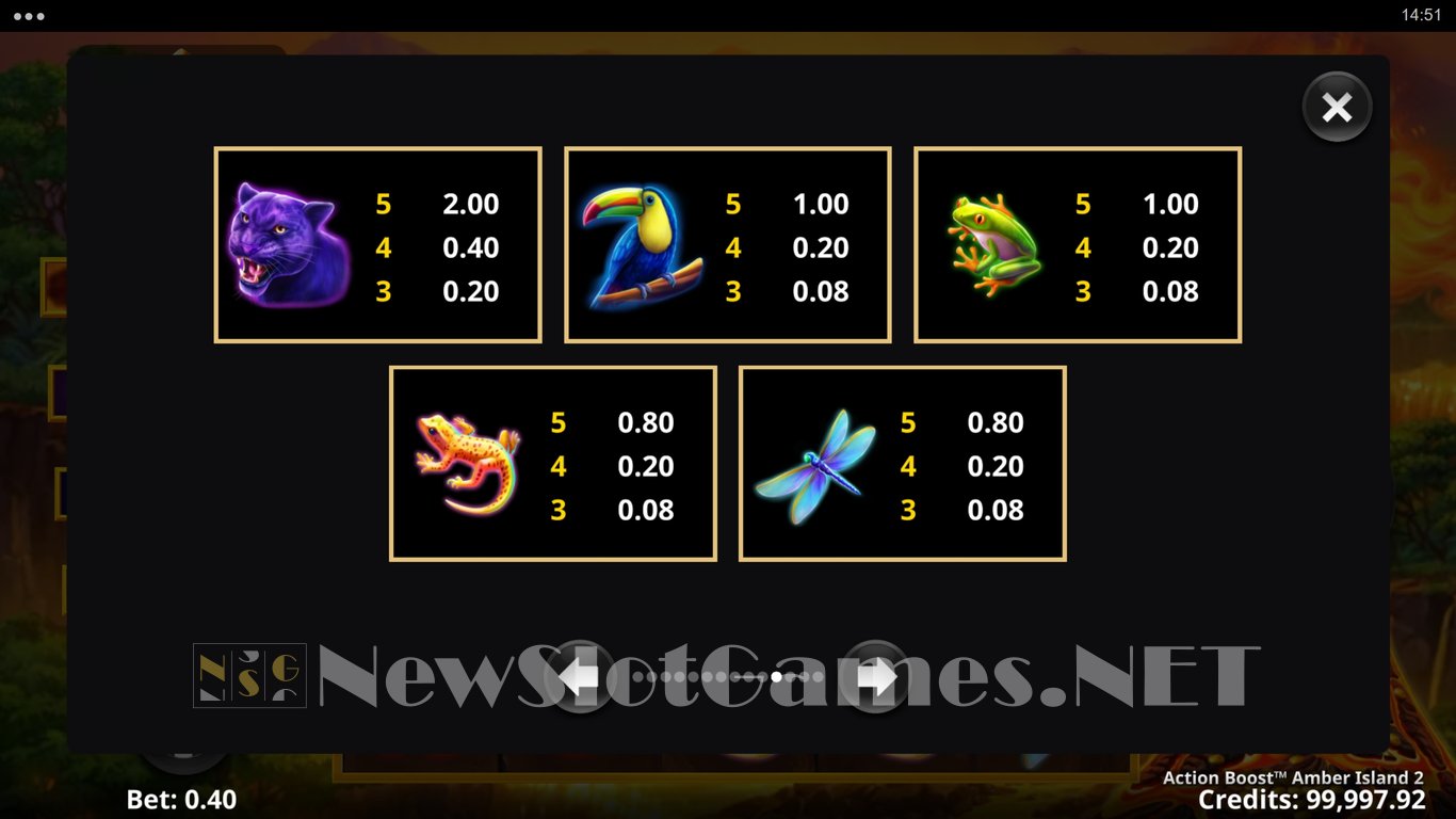 Action Boost Amber Island 2 Slot Slot Image in Demo - pic. 6