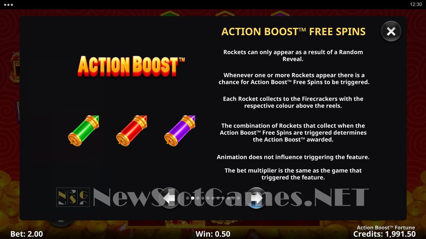 Action Boost Fortune Slot Slot Image in Demo - pic. 5
