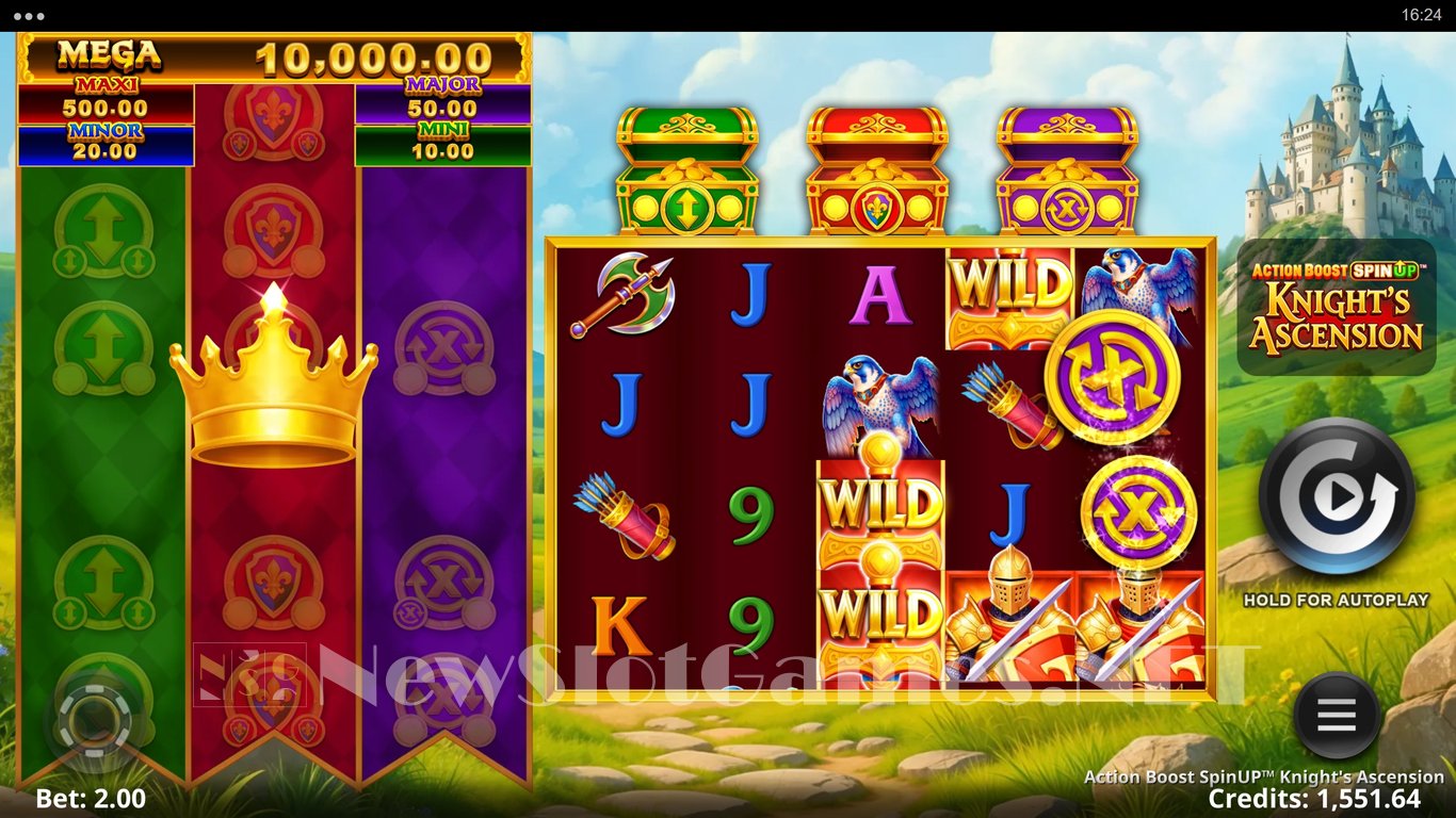Action Boost SpinUP Knights Ascension Slot Slot Image in Demo - pic. 2