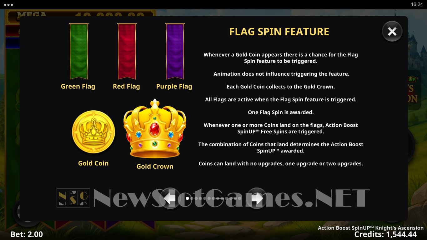 Action Boost SpinUP Knights Ascension Slot Slot Image in Demo - pic. 4