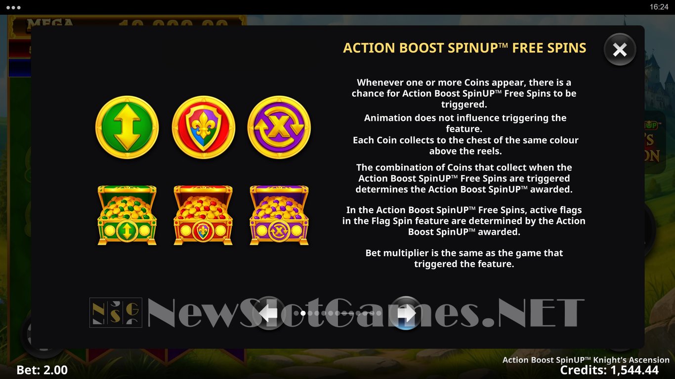 Action Boost SpinUP Knights Ascension Slot Slot Image in Demo - pic. 5
