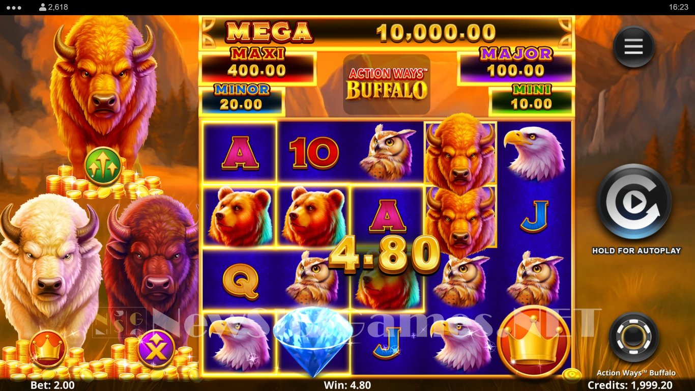 Action Ways Buffalo Slot Slot Image in Demo - pic. 3