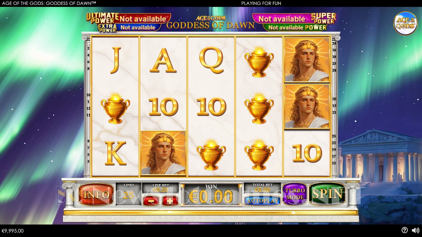 Age Of The Gods Goddess of Dawn Slot Demo Image