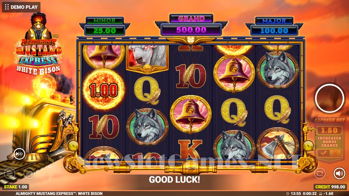 Almighty Mustang Express White Bison Slot Slot Image in Demo - pic. 2
