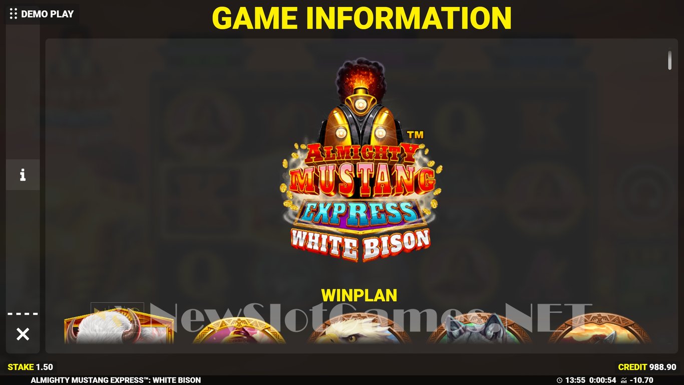 Almighty Mustang Express White Bison Slot Slot Image in Demo - pic. 5