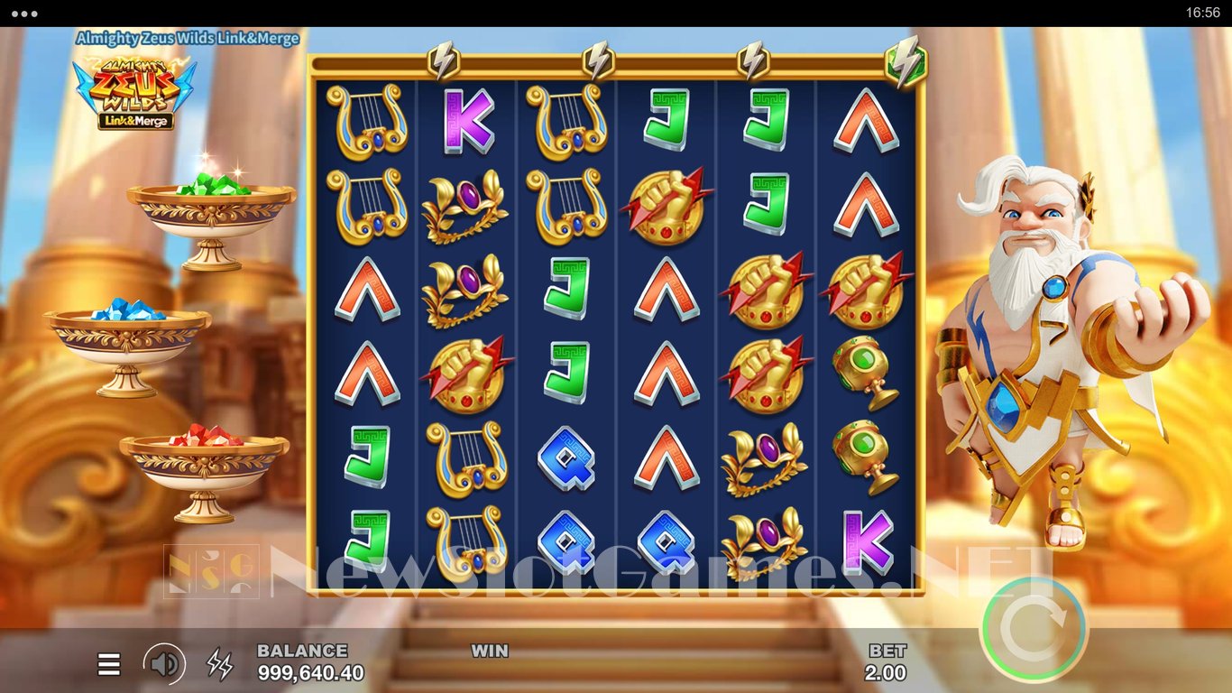 Almighty Zeus Wilds Link&Merge Slot Demo Image
