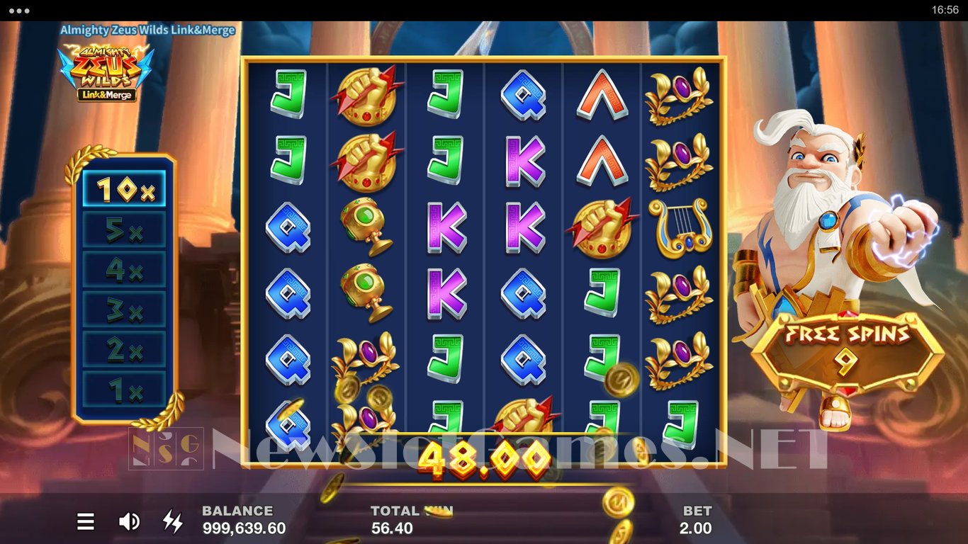 Almighty Zeus Wilds Link&Merge Slot Slot Image in Demo - pic. 10