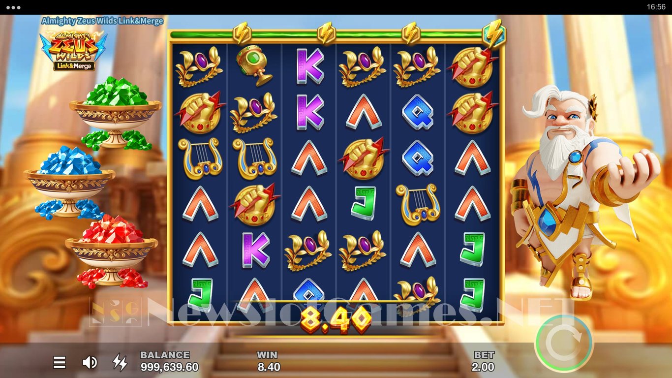 Almighty Zeus Wilds Link&Merge Slot Slot Image in Demo - pic. 5