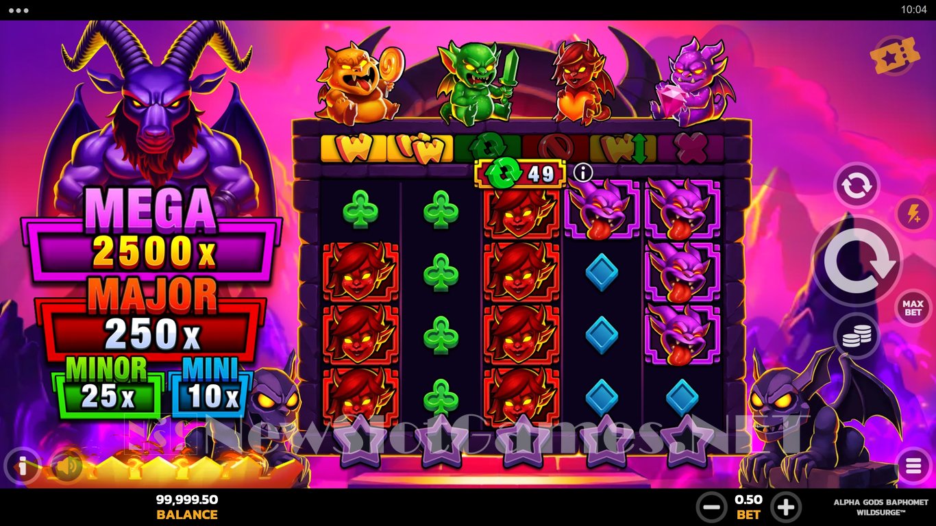 Alpha Gods Baphomet Slot Demo Image