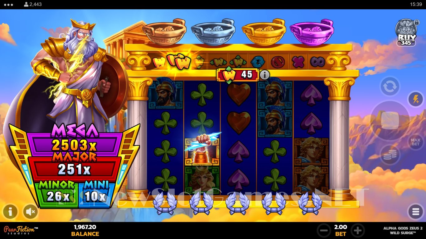Alpha Gods Zeus 2 Wild Surge Slot Slot Image in Demo - pic. 3