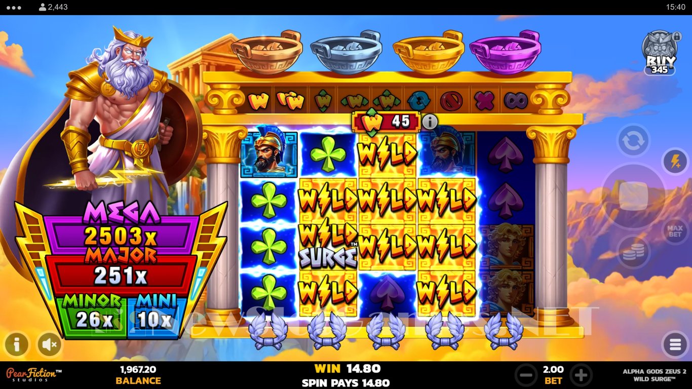 Alpha Gods Zeus 2 Wild Surge Slot Slot Image in Demo - pic. 5