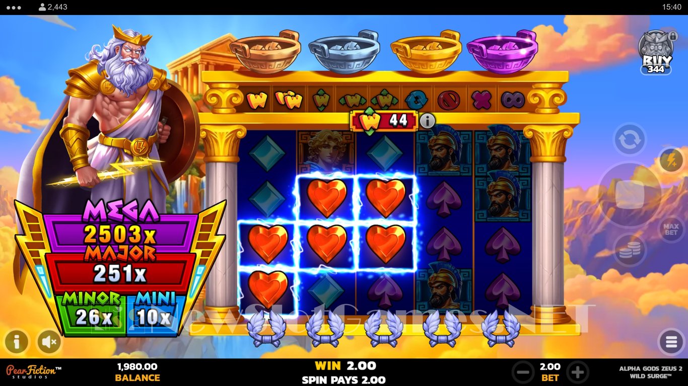 Alpha Gods Zeus 2 Wild Surge Slot Slot Image in Demo - pic. 6