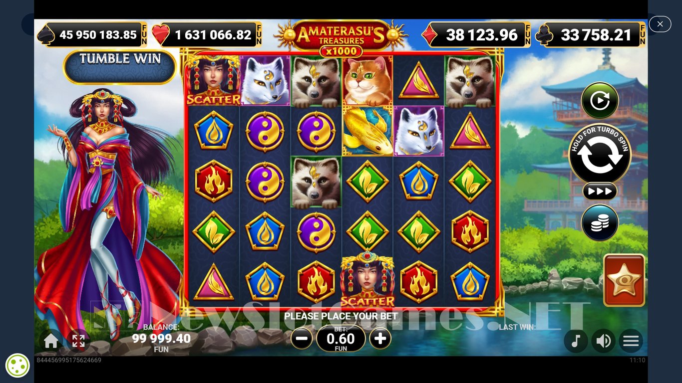 Amaterasus Treasures x1000 Slot Demo Image