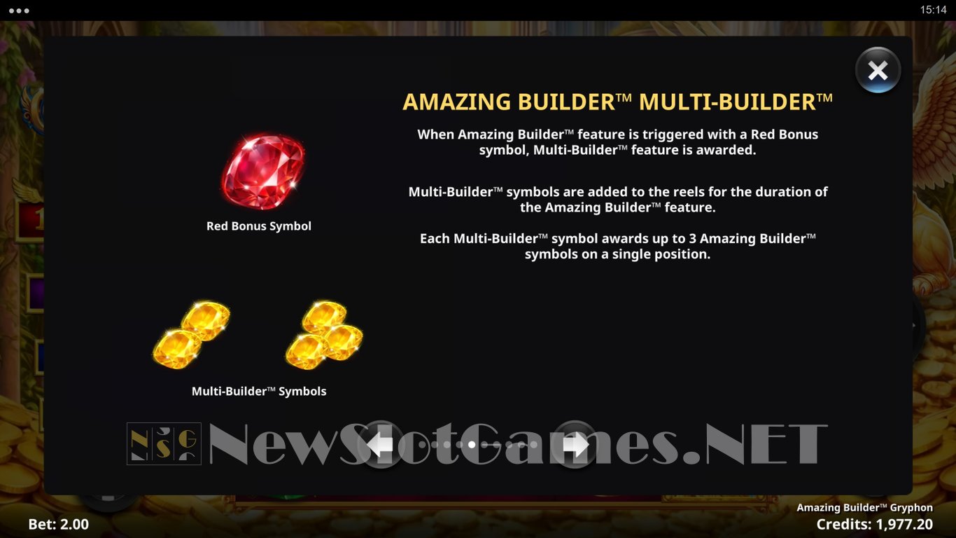 Amazing Builder Gryphon Slot Slot Image in Demo - pic. 7