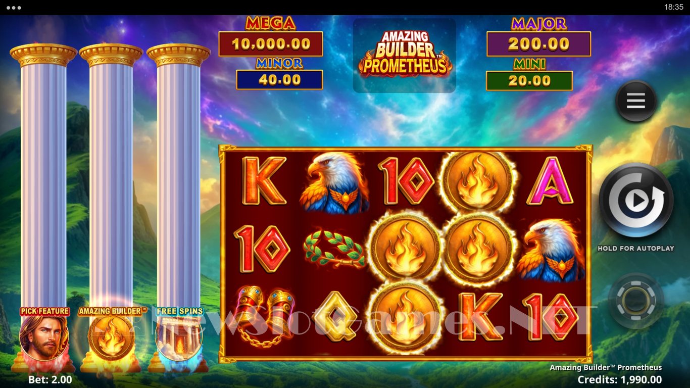 Amazing Builder Prometheus Slot Slot Image in Demo - pic. 2