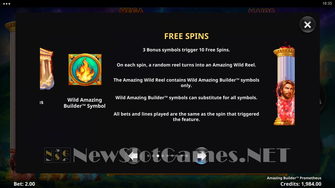 Amazing Builder Prometheus Slot Slot Image in Demo - pic. 4