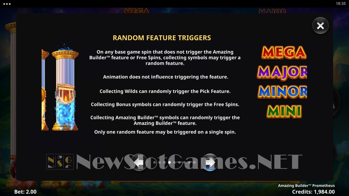 Amazing Builder Prometheus Slot Slot Image in Demo - pic. 5