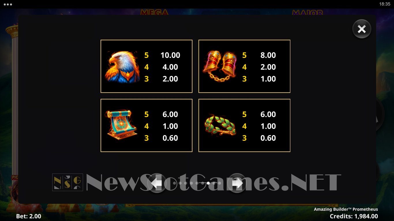 Amazing Builder Prometheus Slot Slot Image in Demo - pic. 7