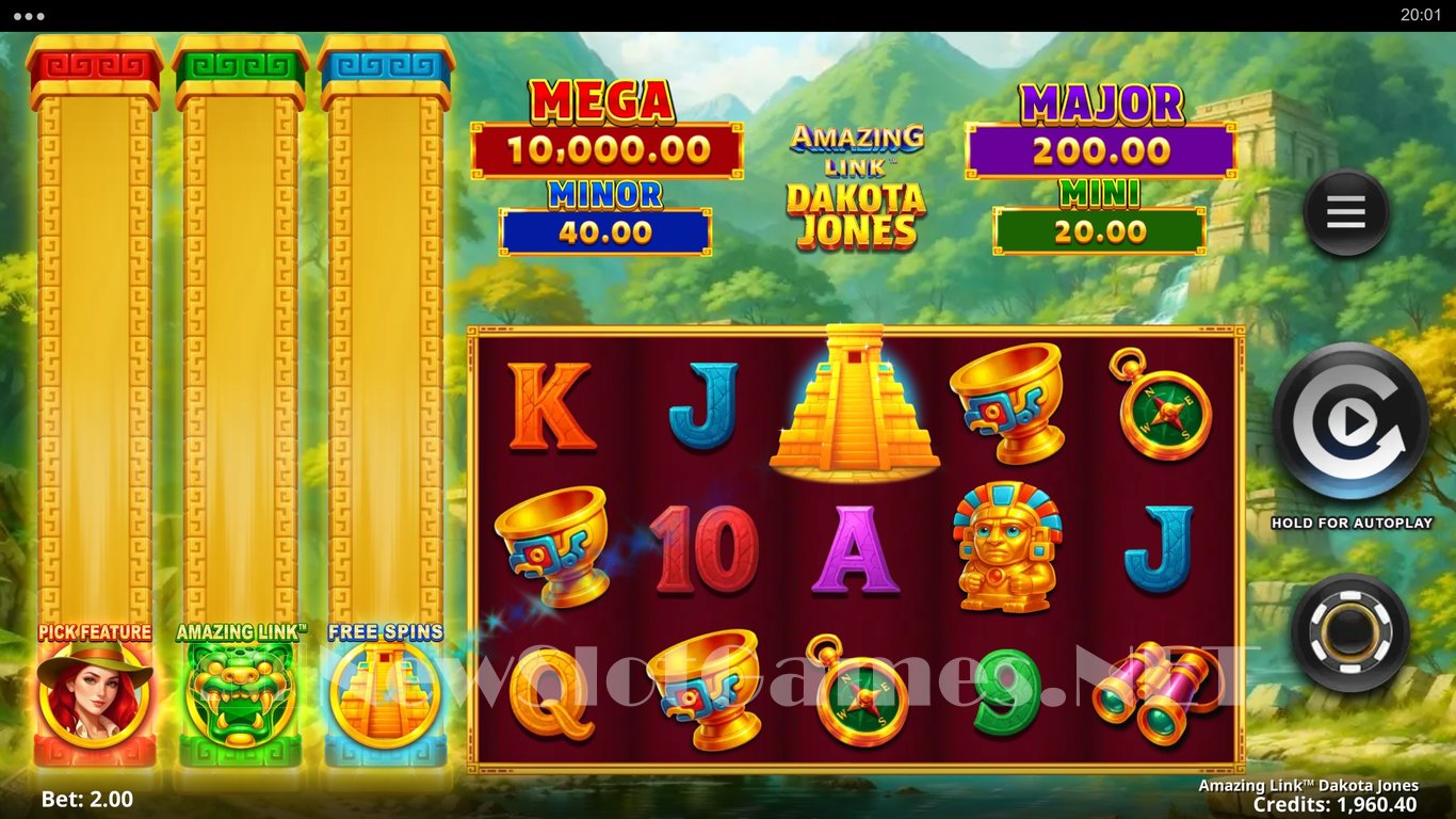Amazing Link Dakota Jones Slot Demo Image