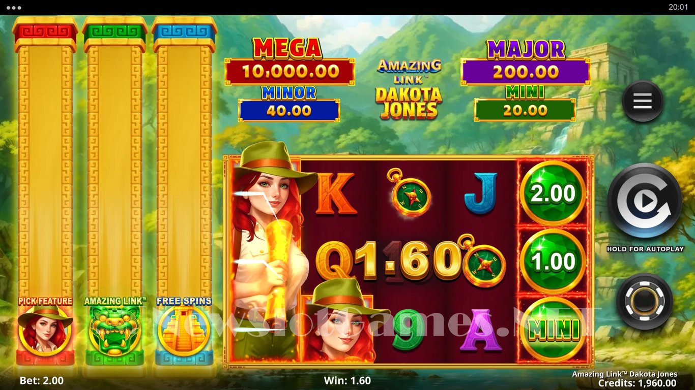 Amazing Link Dakota Jones Slot Slot Image in Demo - pic. 2