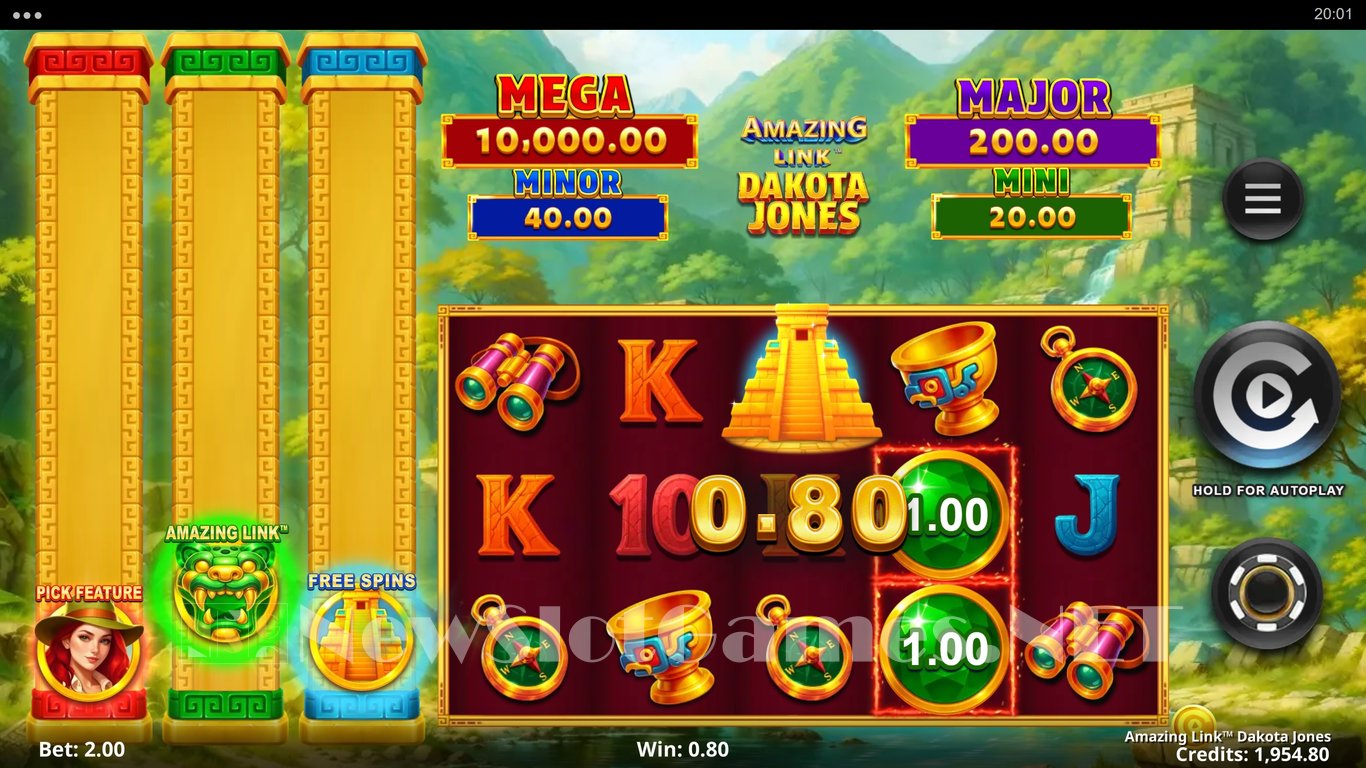 Amazing Link Dakota Jones Slot Slot Image in Demo - pic. 3