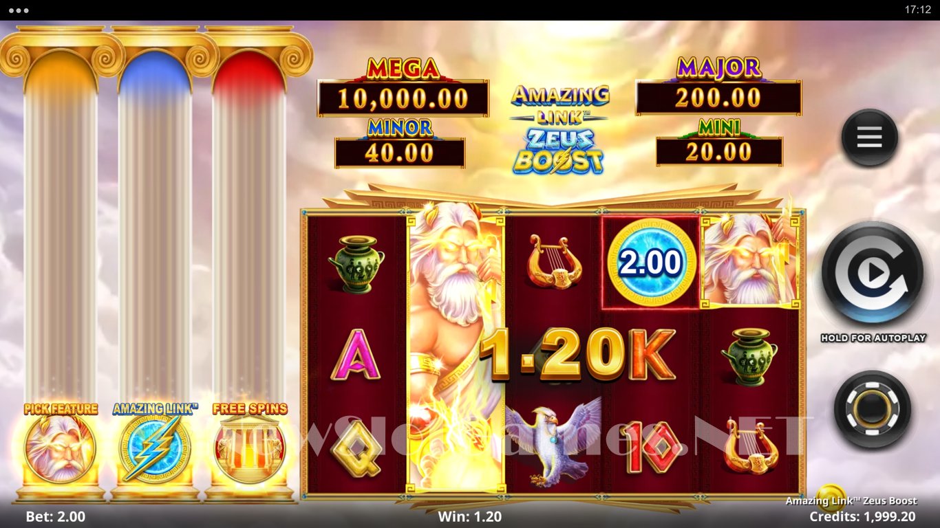 Amazing Link Zeus Boost Slot Demo Image