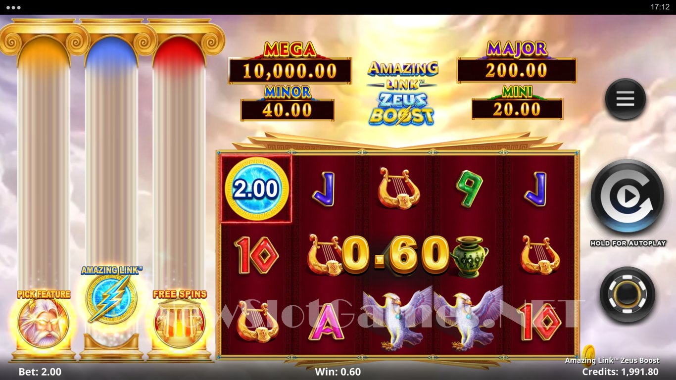 Amazing Link Zeus Boost Slot Slot Image in Demo - pic. 3