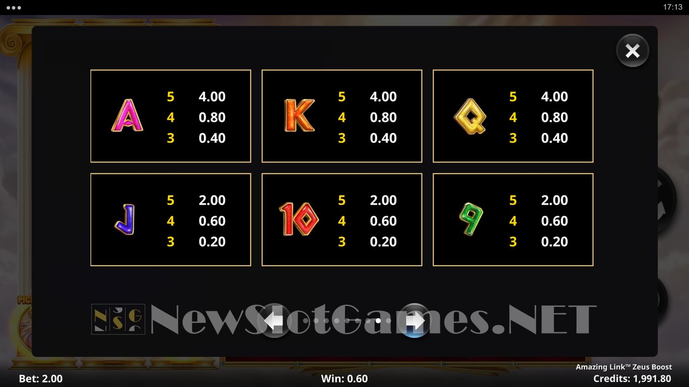 Amazing Link Zeus Boost Slot Slot Image in Demo - pic. 8