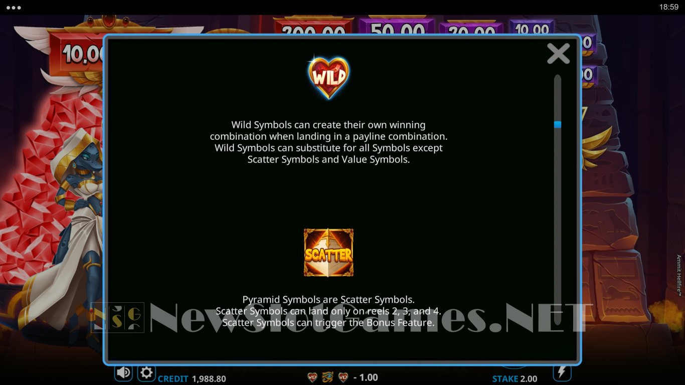 Ammit Hellfire Slot Slot Image in Demo - pic. 5