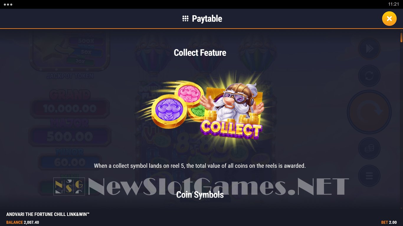 Andvari the Fortune Chill Link&Win Slot Slot Image in Demo - pic. 5