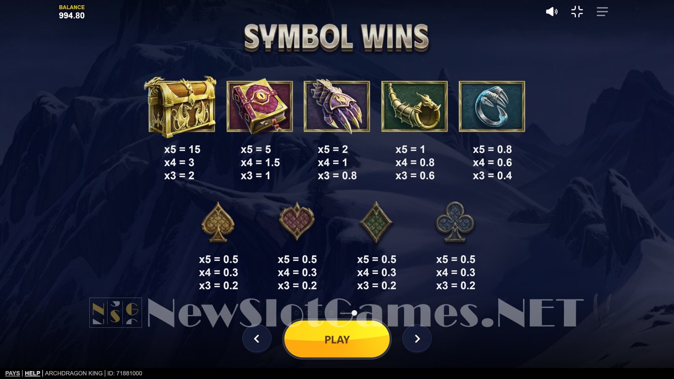 Archdragon King Slot Slot Image in Demo - pic. 7