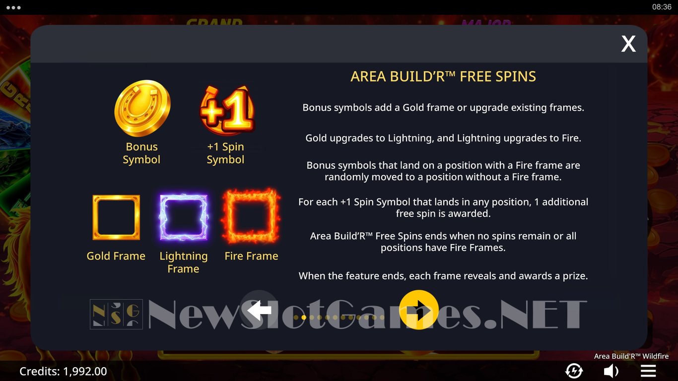 Area BuildR Wildfire Slot Slot Image in Demo - pic. 5