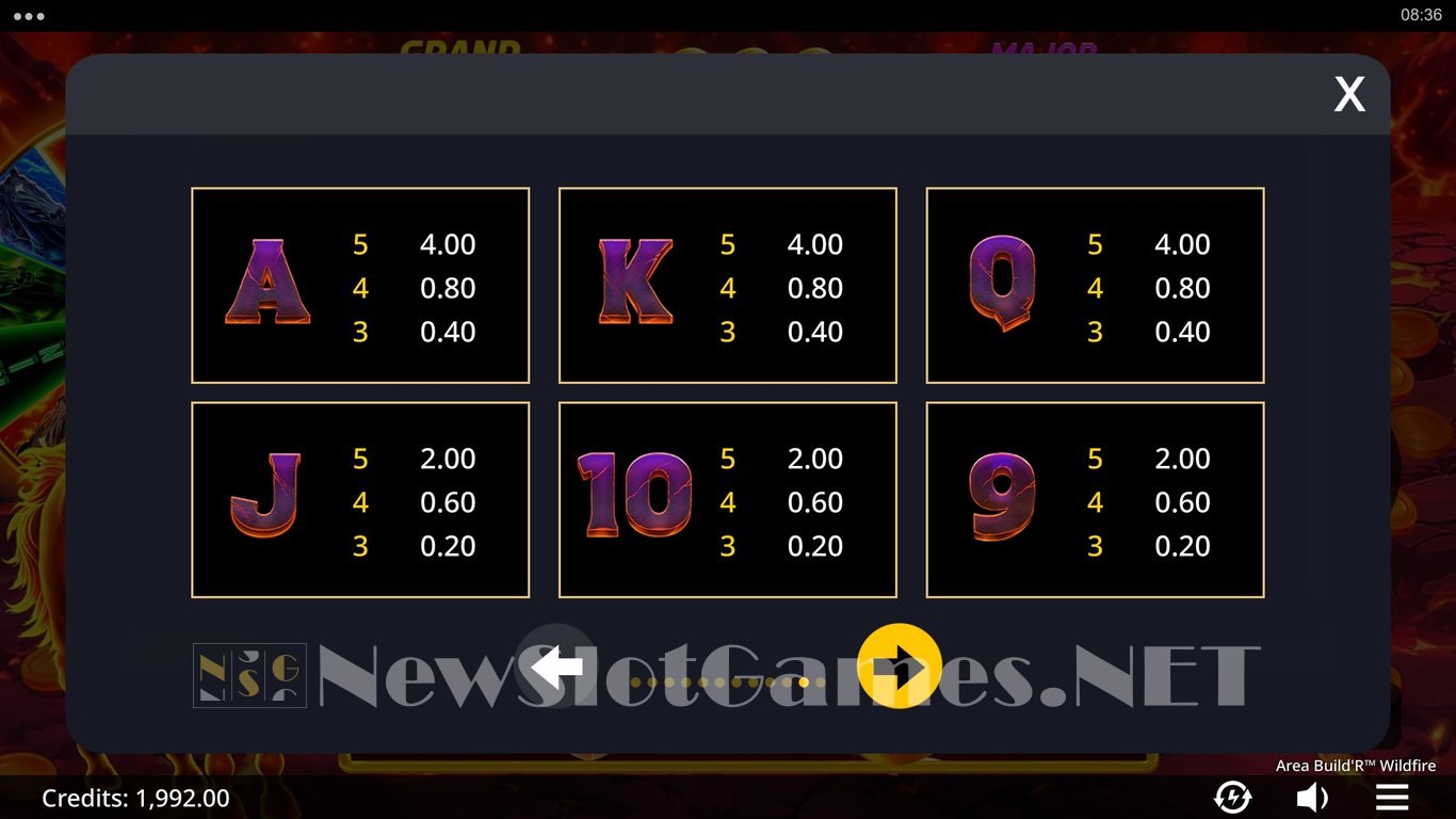 Area BuildR Wildfire Slot Slot Image in Demo - pic. 8