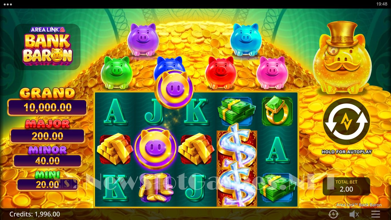 Area Link Bank Baron Slot Demo Image