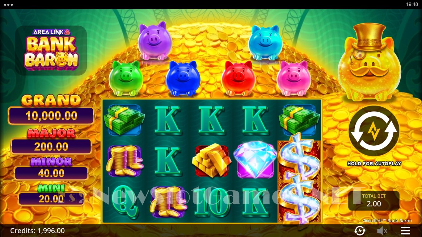 Area Link Bank Baron Slot Slot Image in Demo - pic. 2