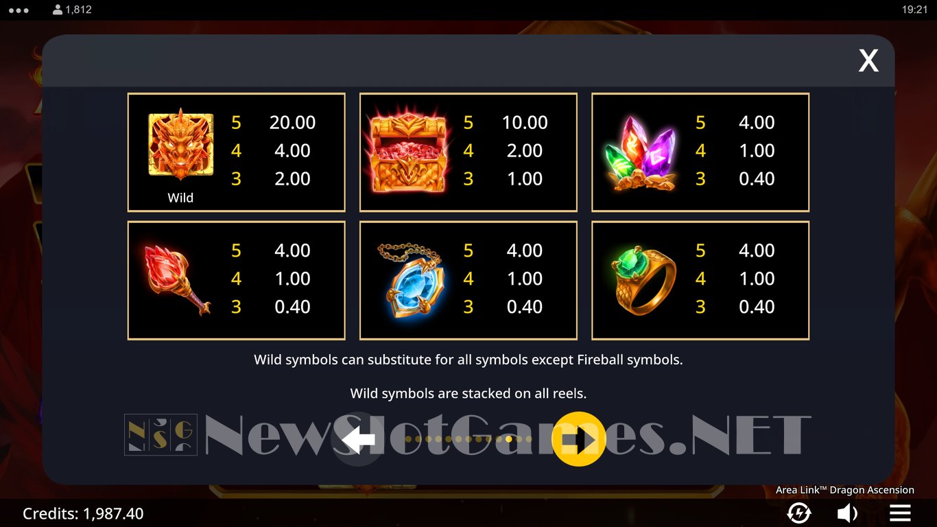 Area Link Dragon Ascension Slot Slot Image in Demo - pic. 7