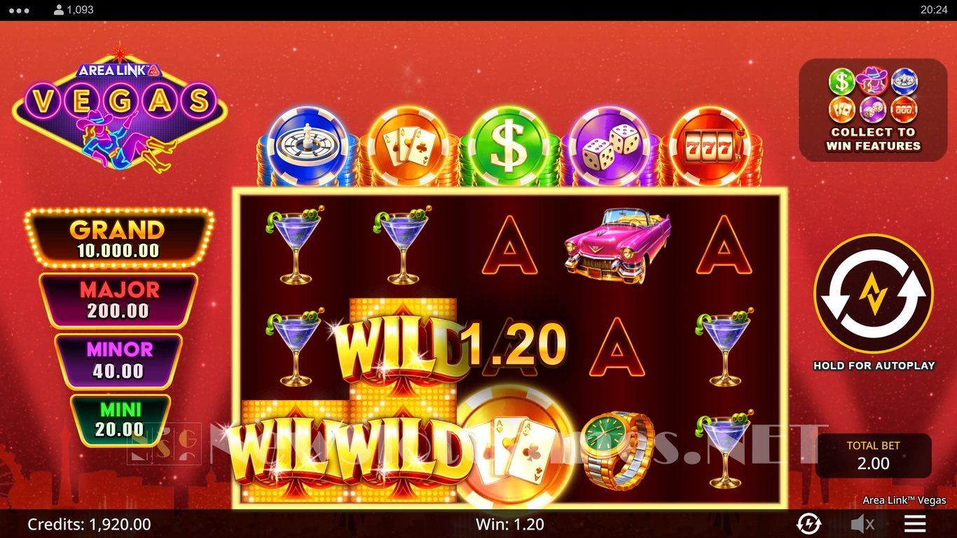 Area Link Vegas Slot Demo Image